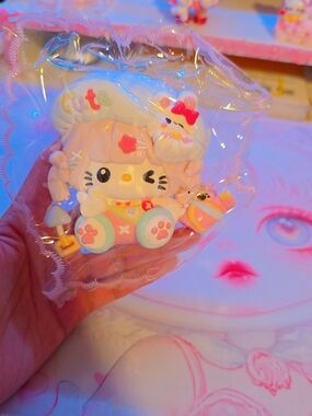 Cute Pastel Kitty Collectible Squishy